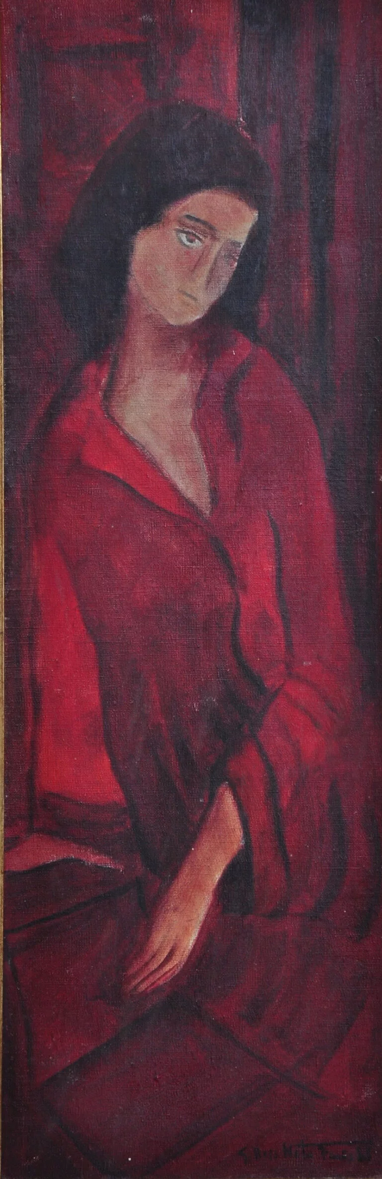 Sem título [Retrato de figura feminina]
