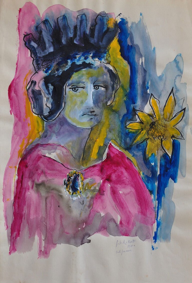 Sem título [Figura feminina coroada]