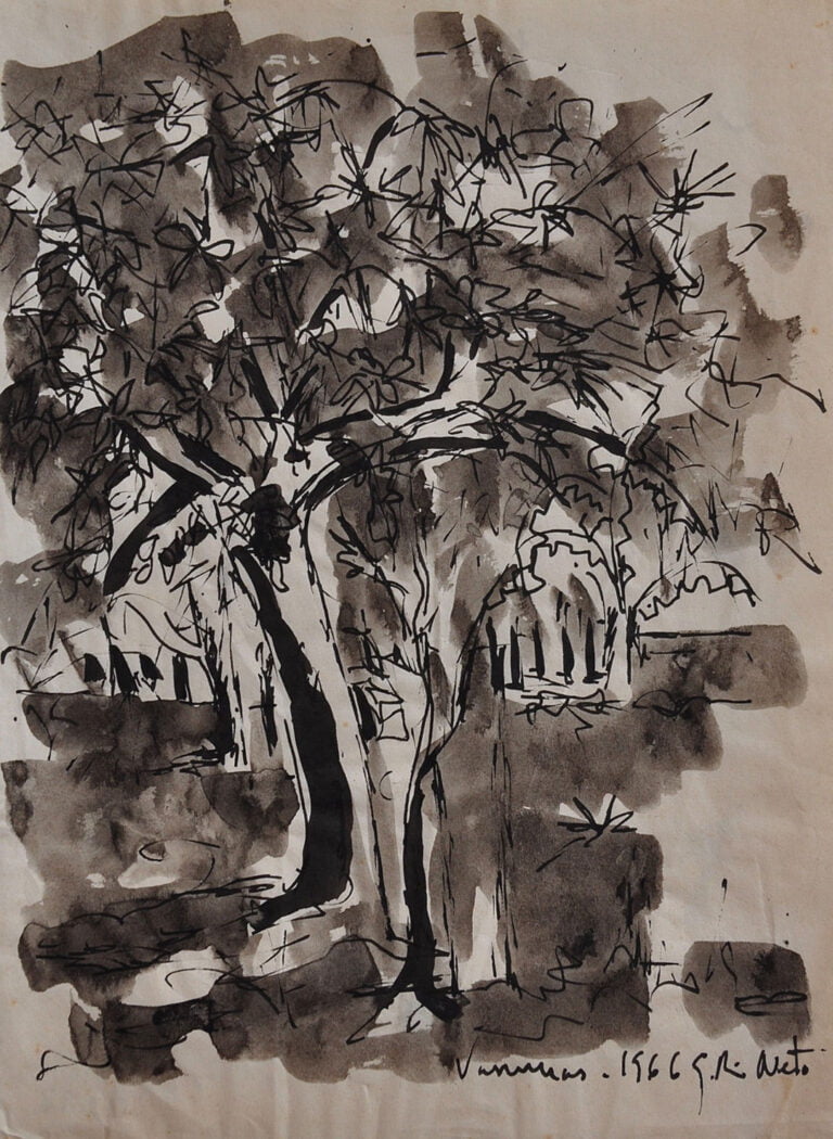 Sem título [Árvore florida]